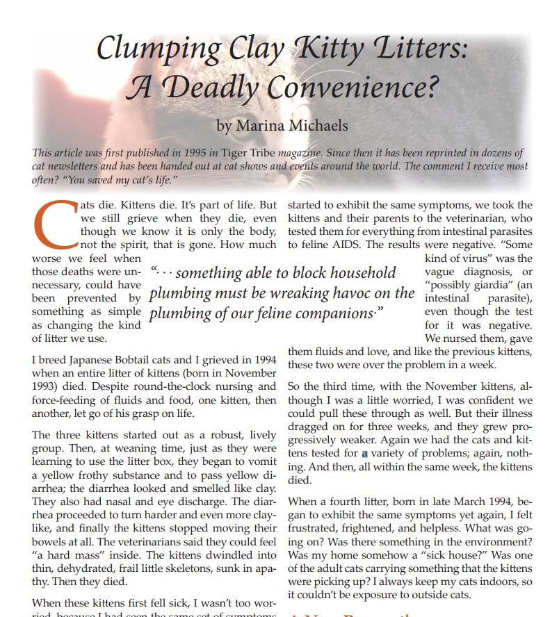 clumping clay litter kittens pdf