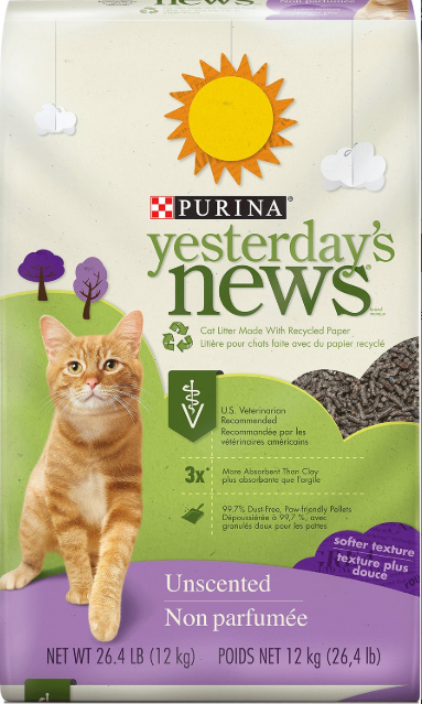 Yesterday's News Best Cat Litter for Sensitive Paws