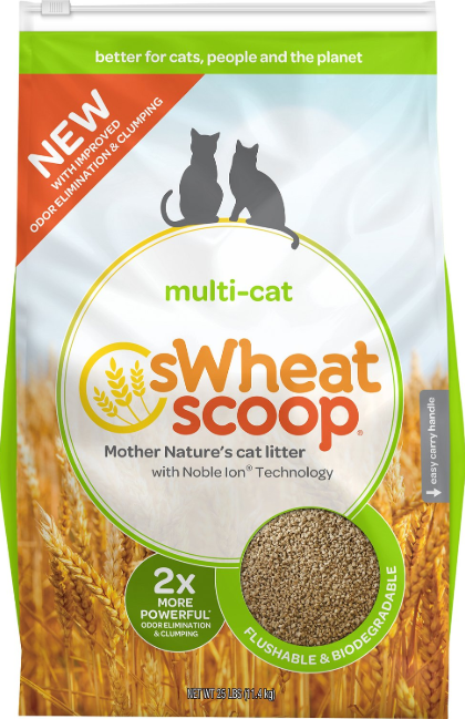 sWheat Scoop Multi Cat Best Cat Litter for Sensitive Paws