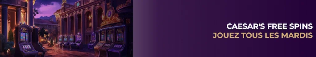 Plongez dans l'empire romain avec Julius Casino et l'offre Caesar's Free Spin hebdomadaire