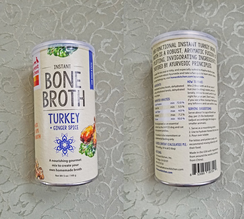 Honest Kitchen Bone Broth canister