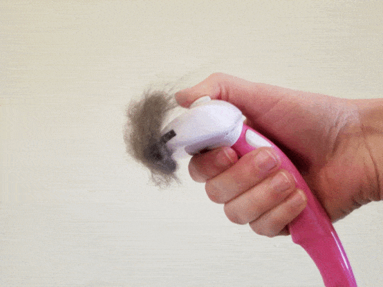 Removing Hair from Cat Deshedding Tool